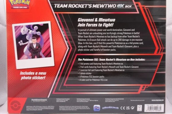 Team Rocket’s Mewtwo ex Box