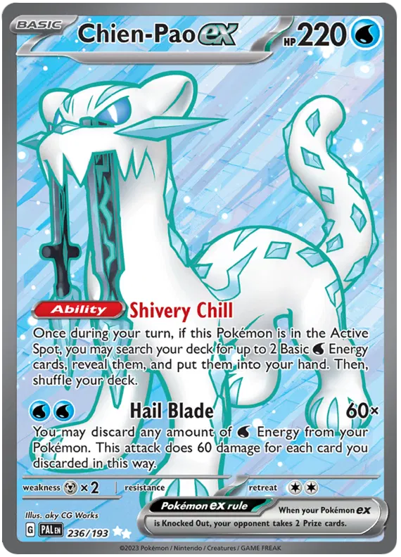 Chien-Pao EX / 236 Paldea Evolved