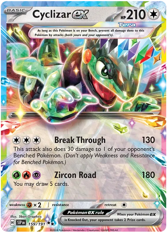 Cyclizar EX / 159 Surging Sparks