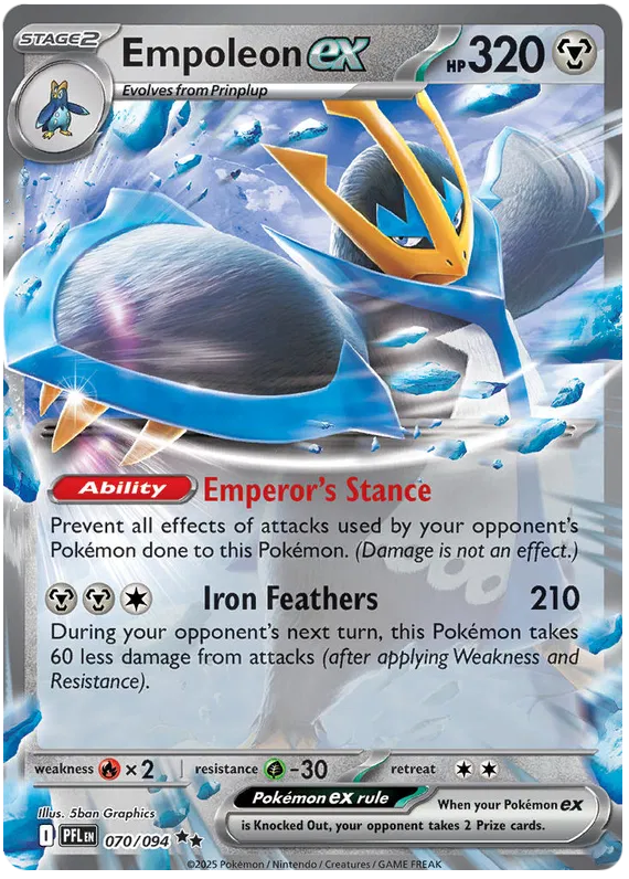 Empoleon EX / 070 Phantasmal Flames