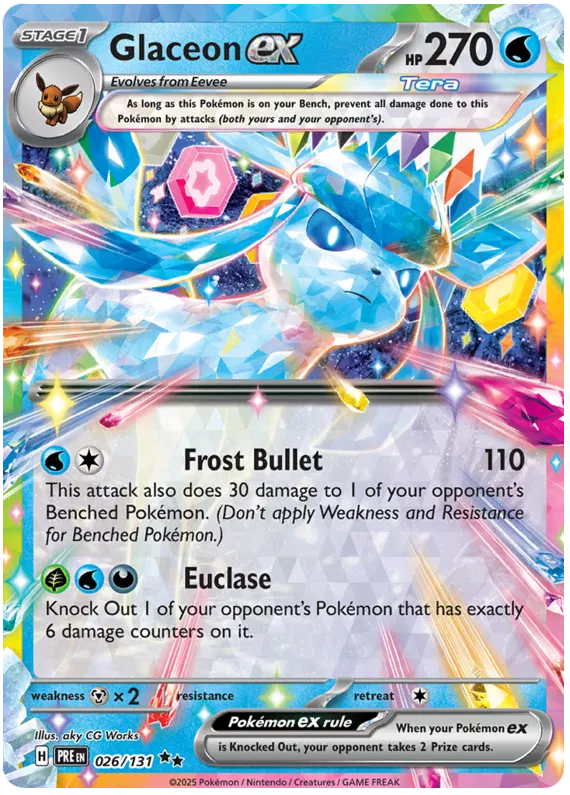 Glaceon EX / 026 Prismatic Evolutions