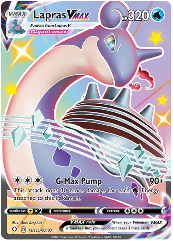 Lapras VMAX / SV111 Shining Fates