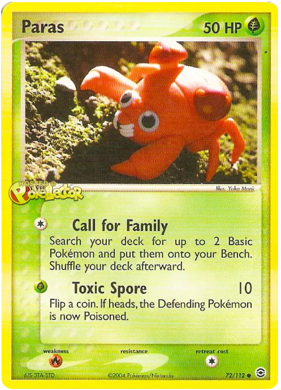 Paras / 72 EX FireRed & LeafGreen