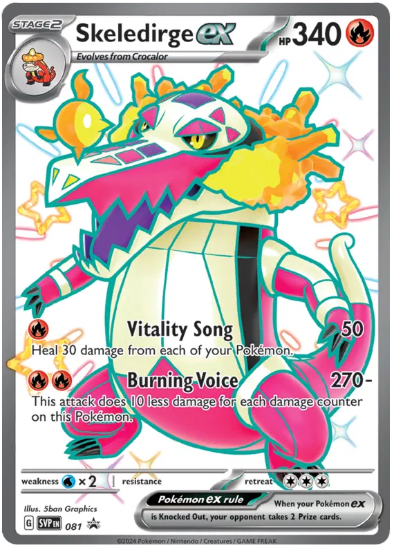 Skeledirge EX / 081 Scarlet & Violet Promos