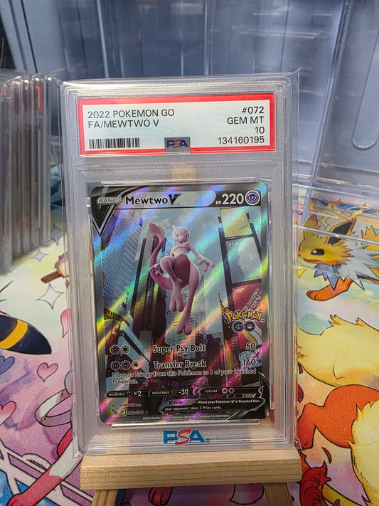 Mewtwo V / 072 Pokemon Go / PSA 10