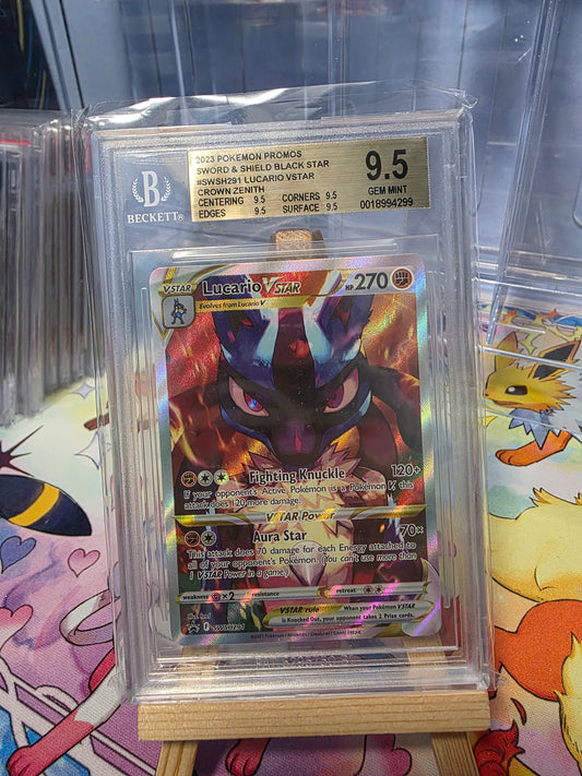 Lucario V / SWSH291 Sword & Shield Promos / Beckett 9,5