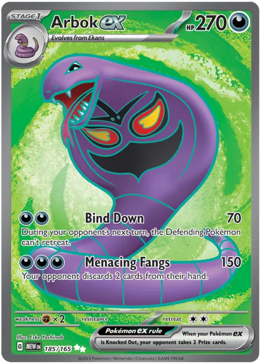Arbok EX / 185 Scarlet & Violet - 151
