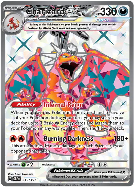 Charizard EX / 215 Obsidian Flames