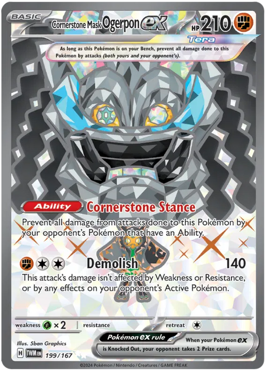 Cornerstone Mask Ogerpon EX / 199 Twilight Masquerade