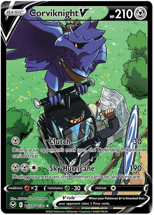 Corviknight V / TG18 Silver Tempest