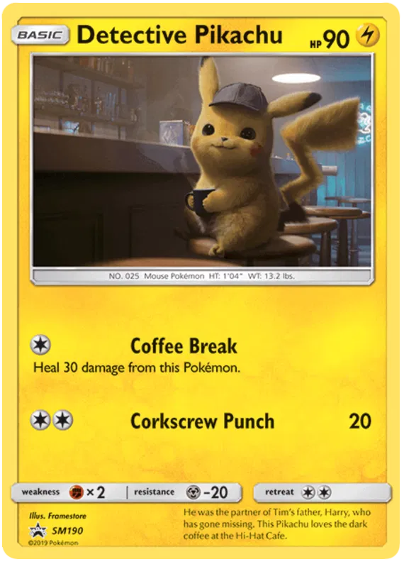 Detective Pikachu / SM190 Sun & Moon Promos