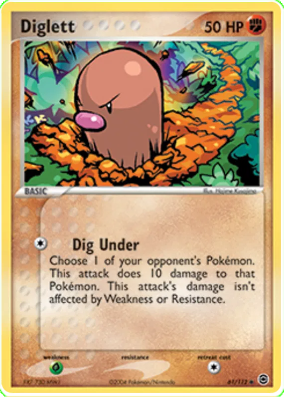 Diglett / 61 EX FireRed & LeafGreen