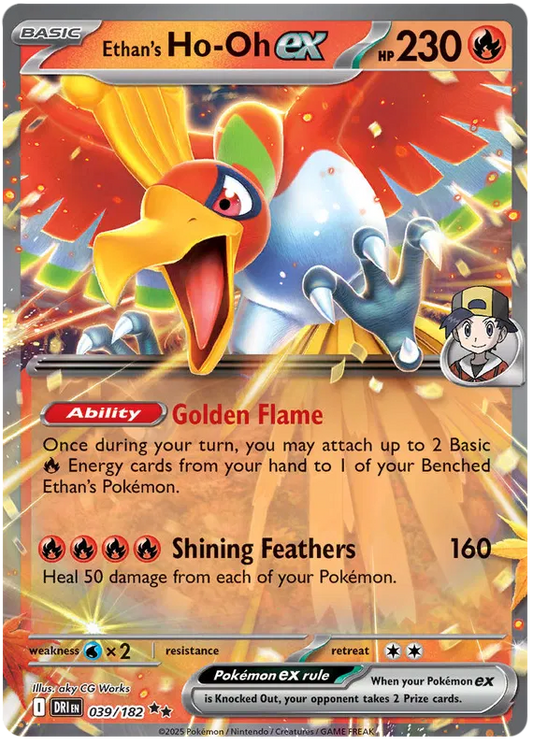 Ethan's Ho-Oh EX / 039 Destined Rivals