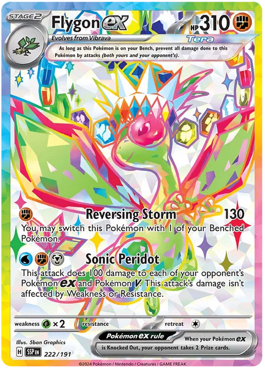 Flygon EX / 222  Surging Sparks
