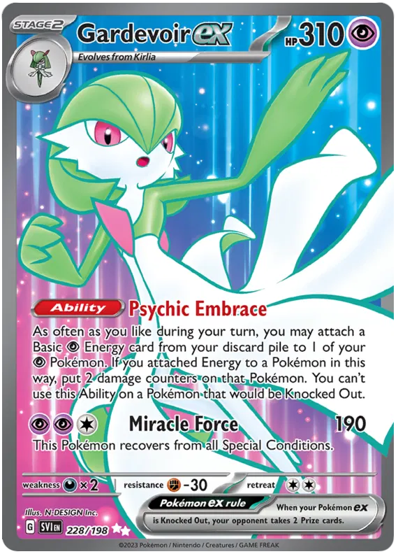 Gardevoir EX / 228 Scarlet & Violet
