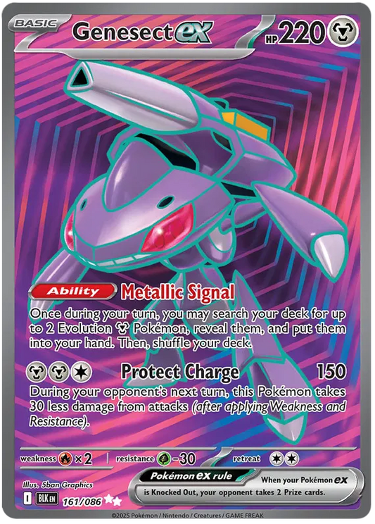 Genesect ex / 161 Black Bolt