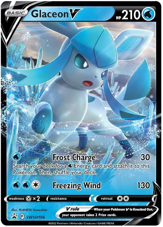 Glaceon V / SWSH196 Sword & Shield Promos