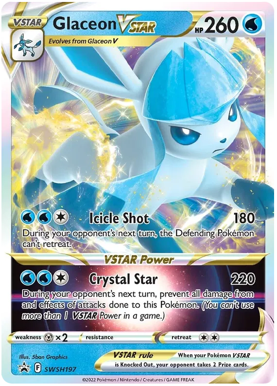 Glaceon Vstar / SWSH197 Sword & Shield Promo