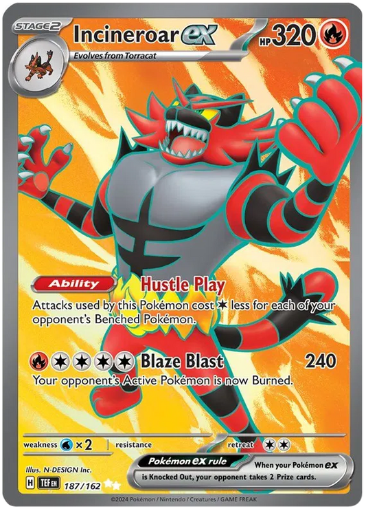 Incineroar EX / 187 Temporal Forces