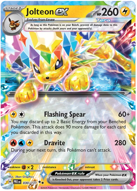Jolteon EX / 030 Prismatic Evolutions