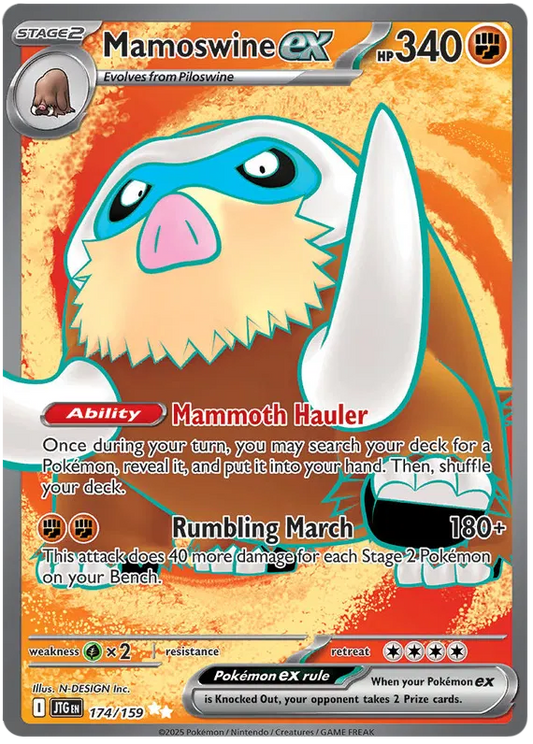 Mamoswine EX / 174 Journey Together