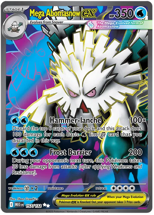 Mega Abomasnow EX / 157  Mega Evolution