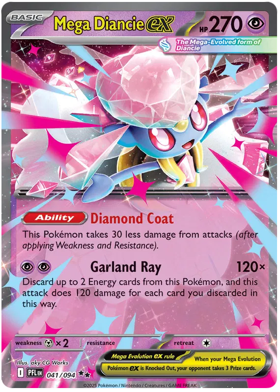 Mega Diancie EX / 041 Phantasmal Flames