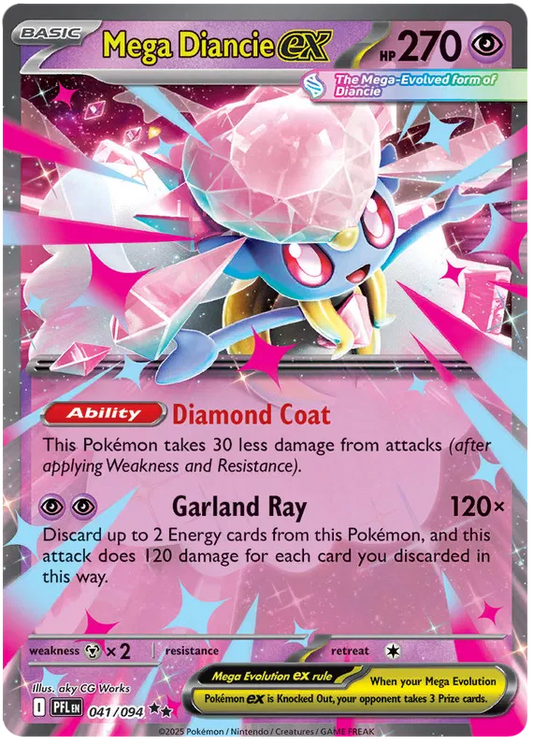 Mega Diancie EX / 041 Phantasmal Flames