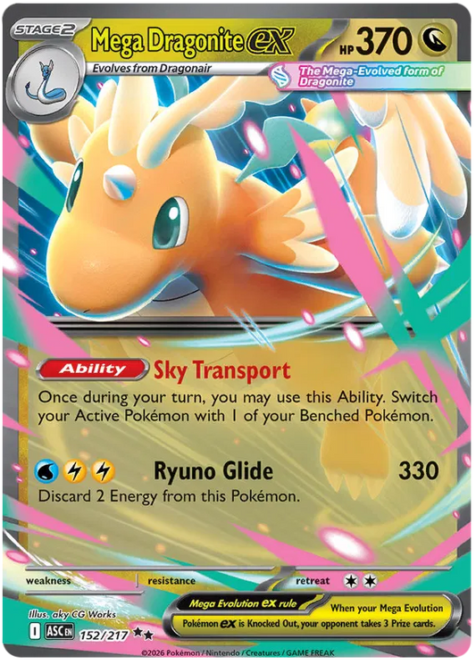 Mega Dragonite EX / 152 Ascended Heroes