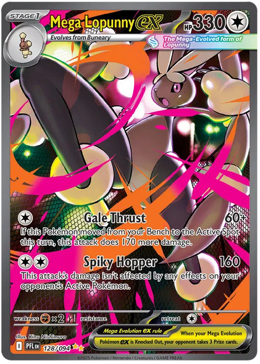 Mega Lopunny ex / 128 SIR Phantasmal Flames