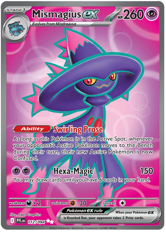 Mismagius EX / 112 Phantasmal Flames