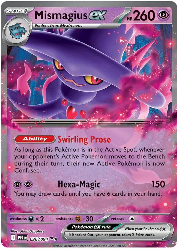 Mismagius EX / 036 Phantasmal Flames