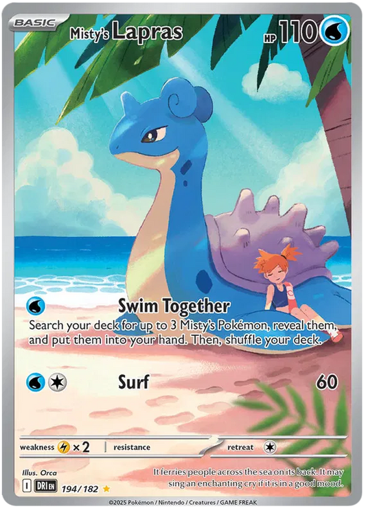 Misty's Lapras / 194 Destined Rivals