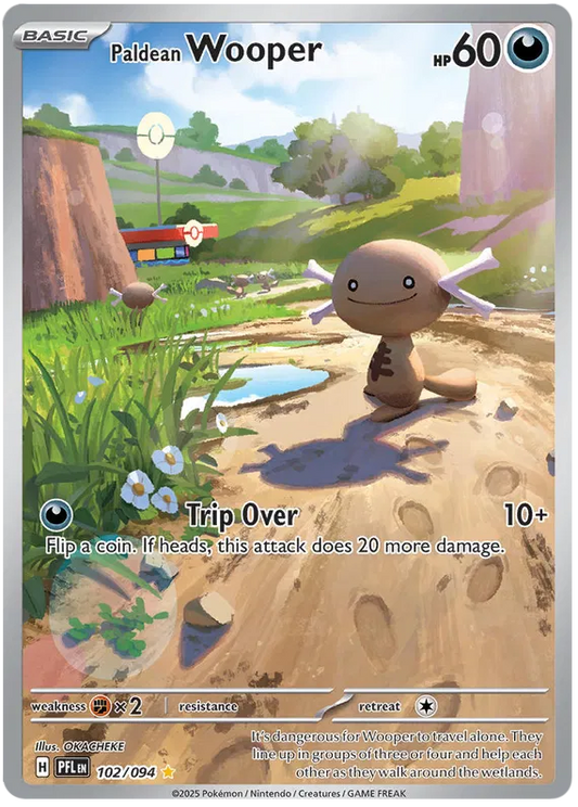 Paldean Wooper / 102 Phantasmal Flames