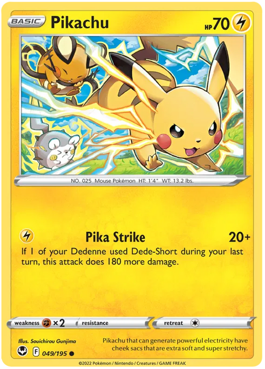 Pikachu / 049 Silver Tempest