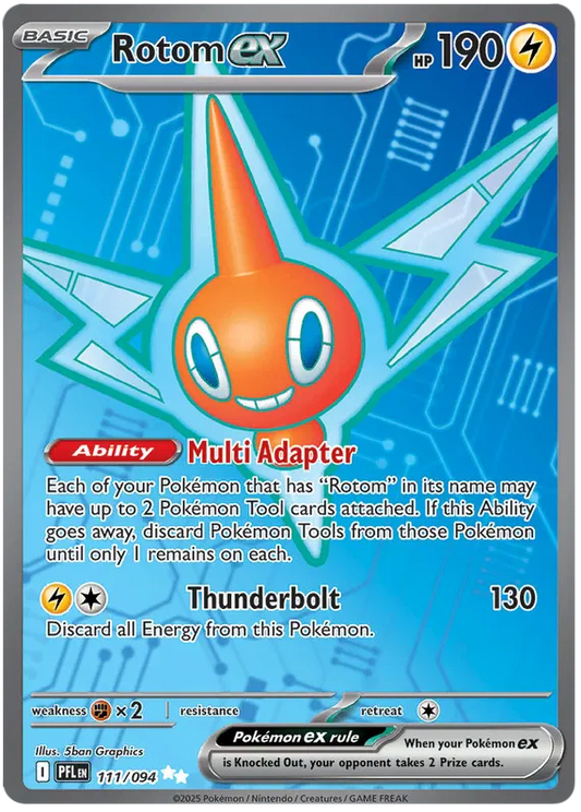 Rotom EX / 111 Phantasmal Flames