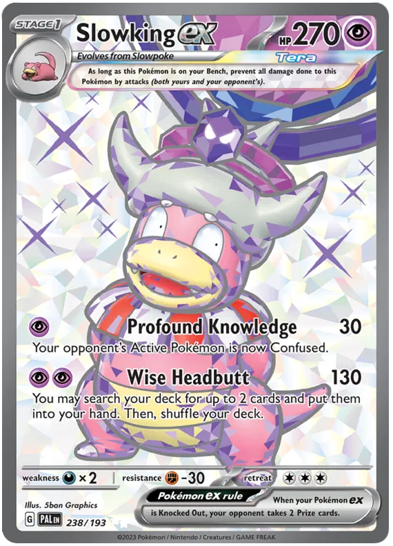 SlowKing EX / 238 Paldea Evolved