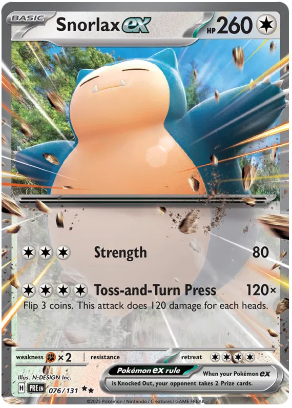 Snorlax EX / 076 Prismatic Evolutions