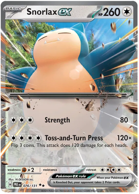 Snorlax EX / 076 Prismatic Evolutions