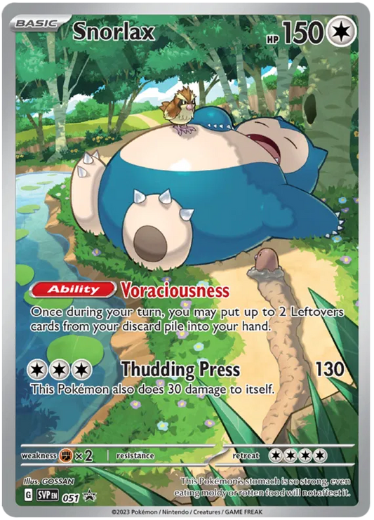 Snorlax Sealed / 051 Scarlet & Violet Promos