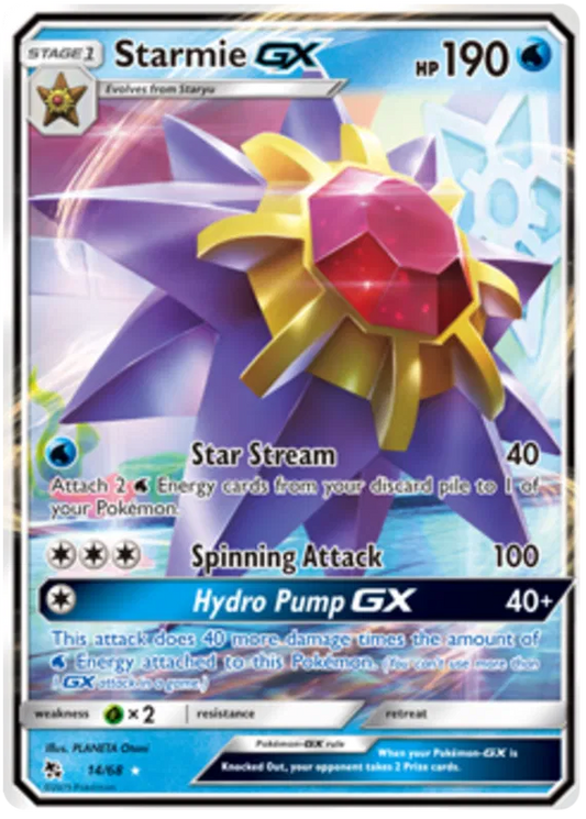 Starmie GX / 14 Hidden Fates