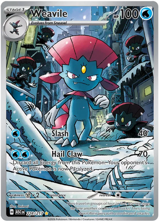 Weavile / 228 Ascended Heroes